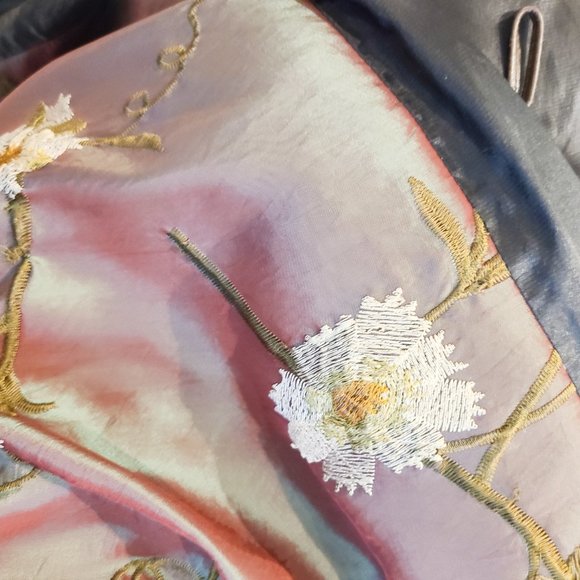 STUNNING FENDI WOMEN'S COAT WITH FOX FUR DETACHABLE COLLAR SIZE: L - Picture 12 of 16